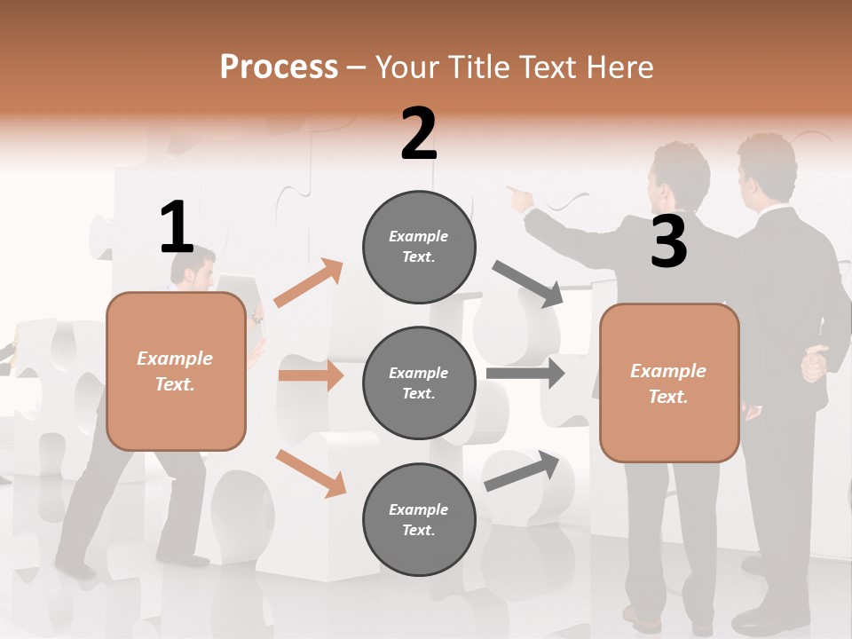 A Group Of Men Standing Next To Each Other In Front Of A Wall PowerPoint Template