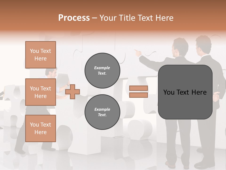 A Group Of Men Standing Next To Each Other In Front Of A Wall PowerPoint Template