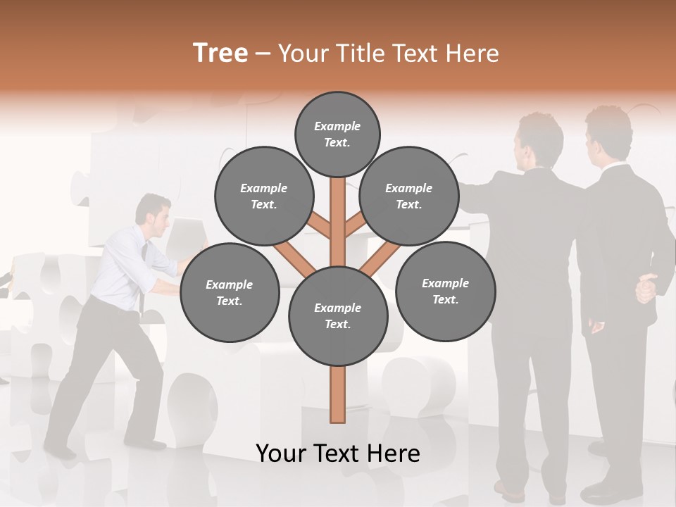 A Group Of Men Standing Next To Each Other In Front Of A Wall PowerPoint Template