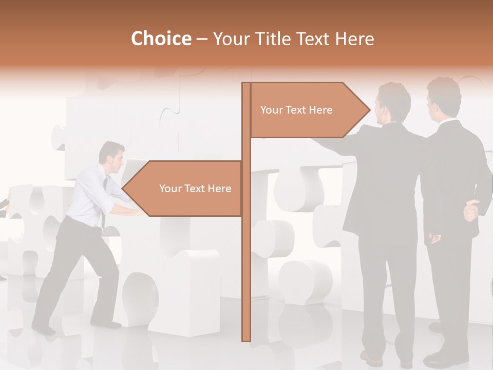 A Group Of Men Standing Next To Each Other In Front Of A Wall PowerPoint Template