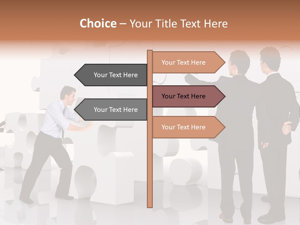 A Group Of Men Standing Next To Each Other In Front Of A Wall PowerPoint Template