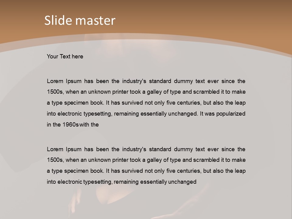 A Woman In A Black Dress With Her Hands On Her Hips PowerPoint Template