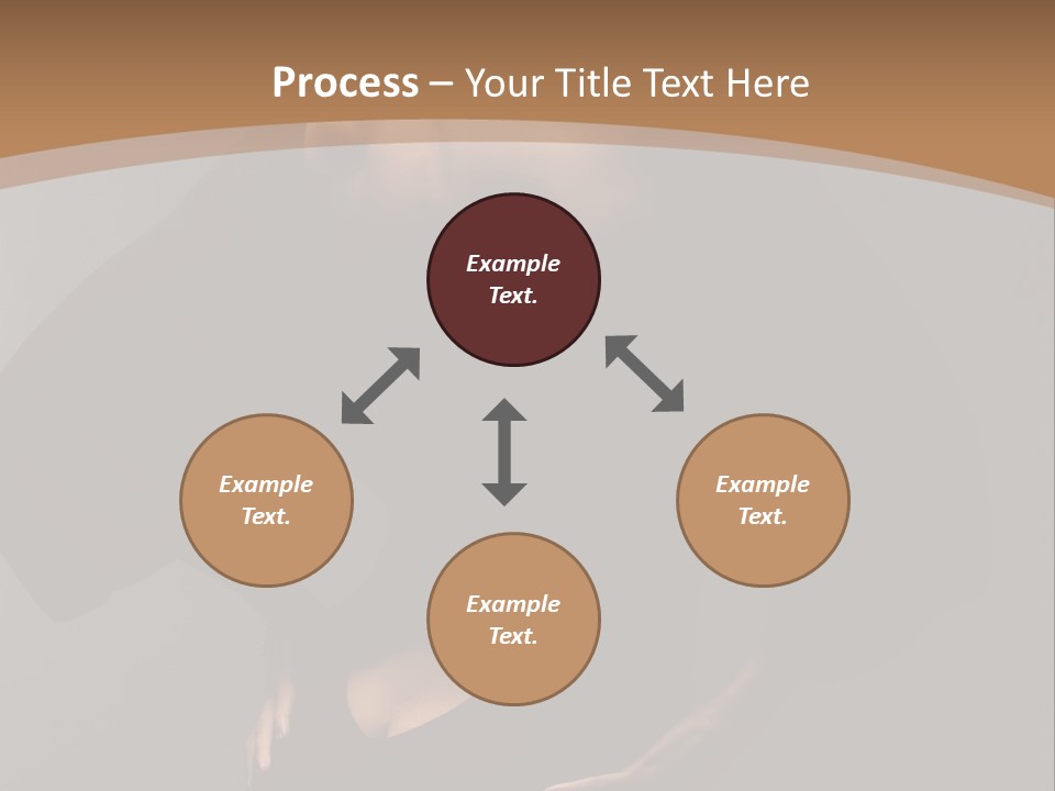 A Woman In A Black Dress With Her Hands On Her Hips PowerPoint Template