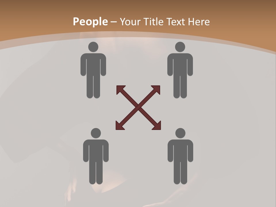 A Woman In A Black Dress With Her Hands On Her Hips PowerPoint Template