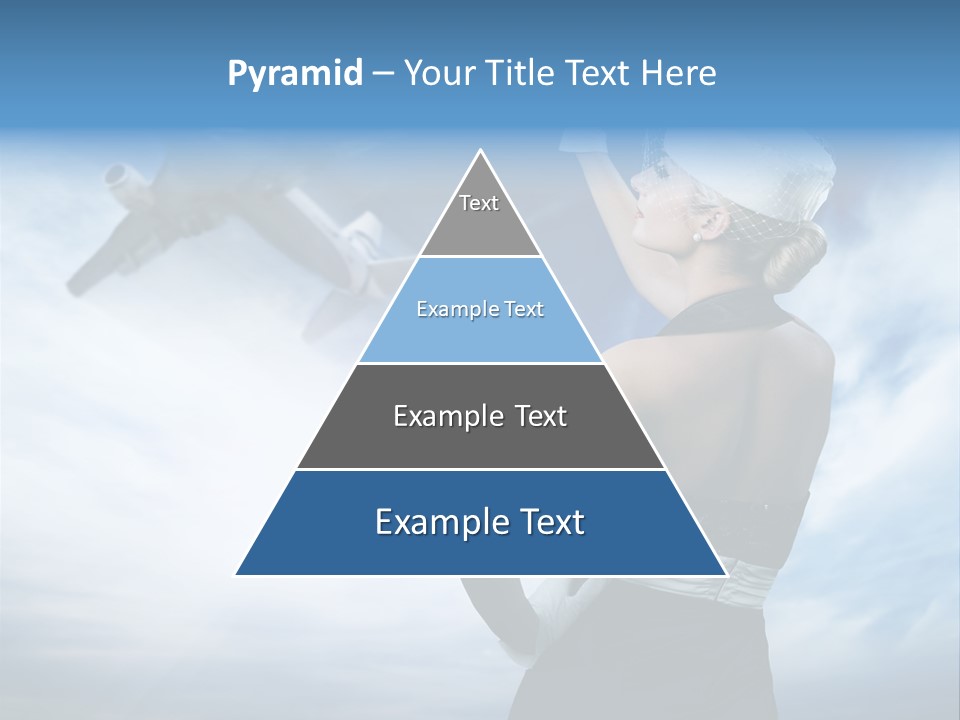 Heaven Dress Woman PowerPoint Template