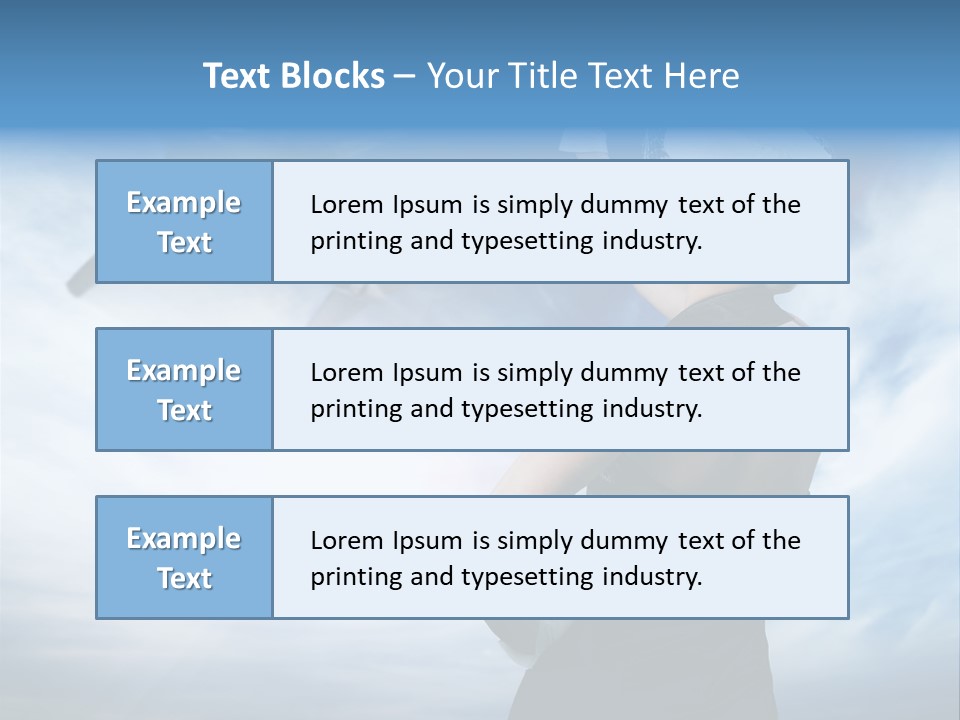 Heaven Dress Woman PowerPoint Template