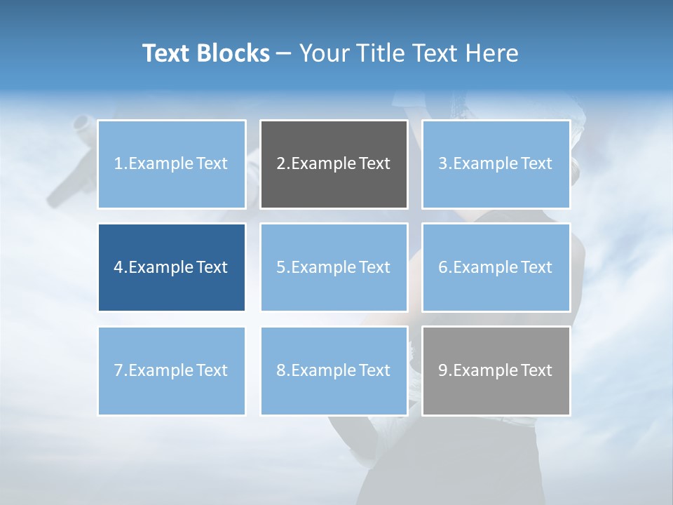 Heaven Dress Woman PowerPoint Template