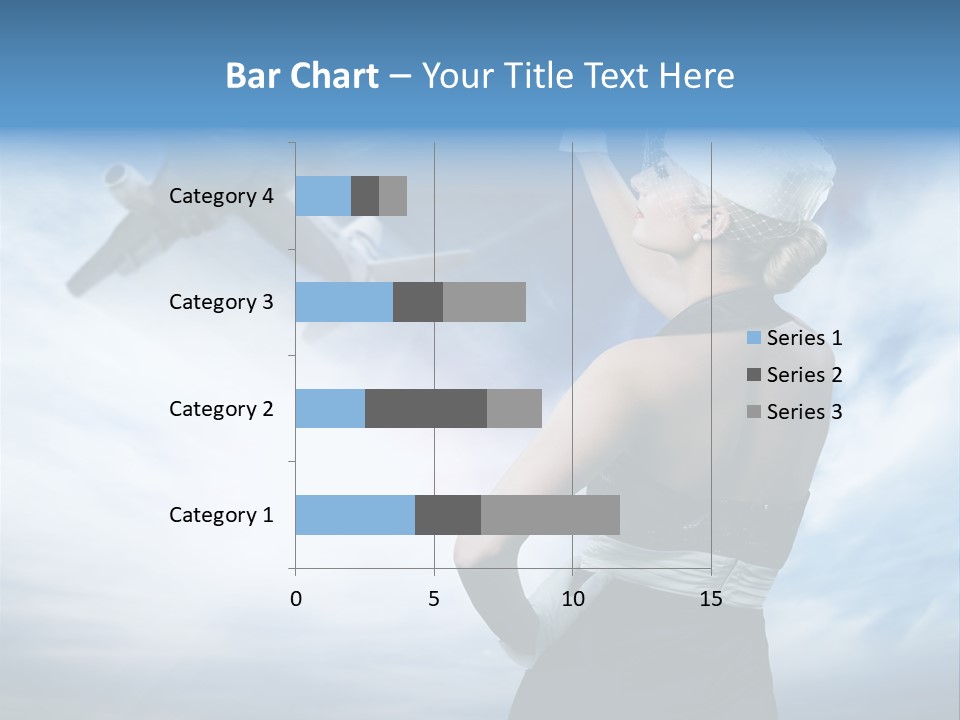 Heaven Dress Woman PowerPoint Template