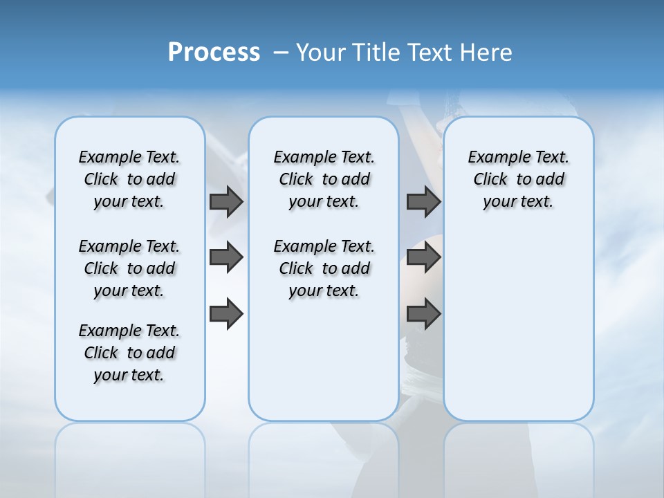 Heaven Dress Woman PowerPoint Template