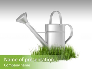 Human Background Freshness PowerPoint Template