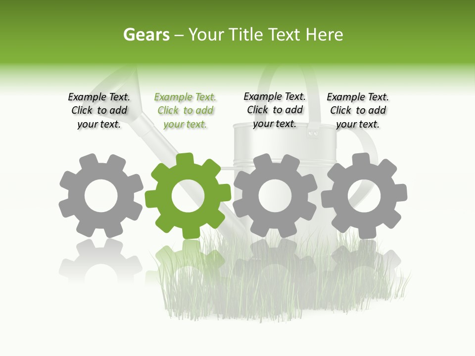 Human Background Freshness PowerPoint Template