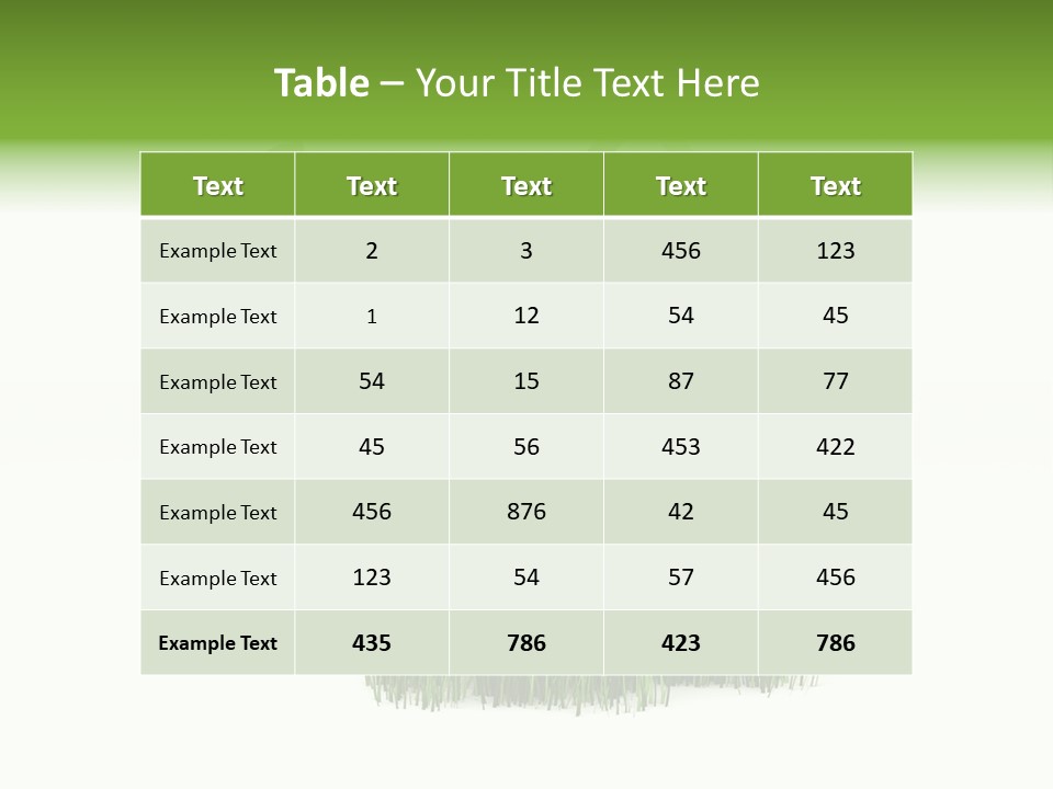 Human Background Freshness PowerPoint Template