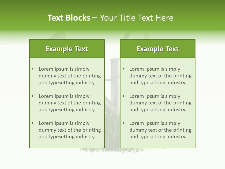 Human Background Freshness PowerPoint Template