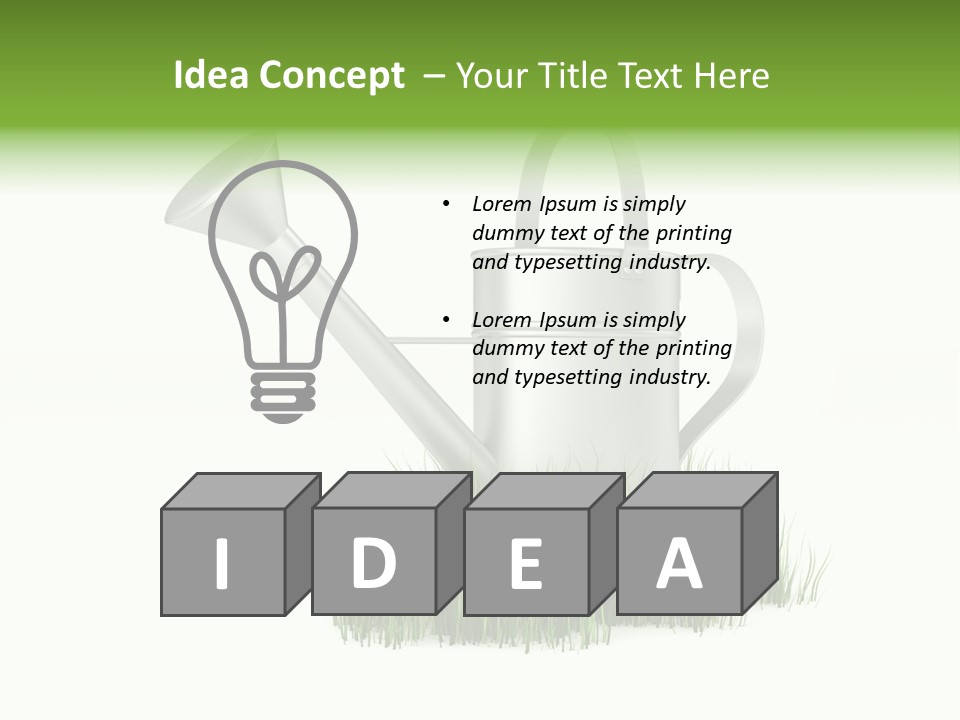 Human Background Freshness PowerPoint Template