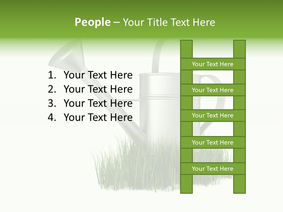 Human Background Freshness PowerPoint Template