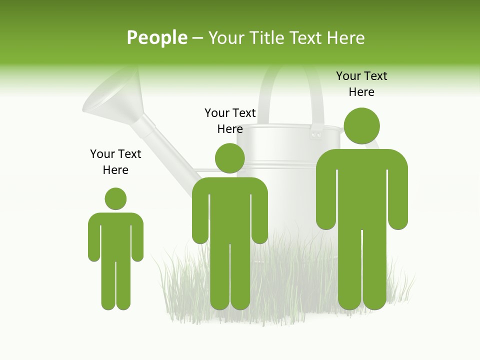 Human Background Freshness PowerPoint Template