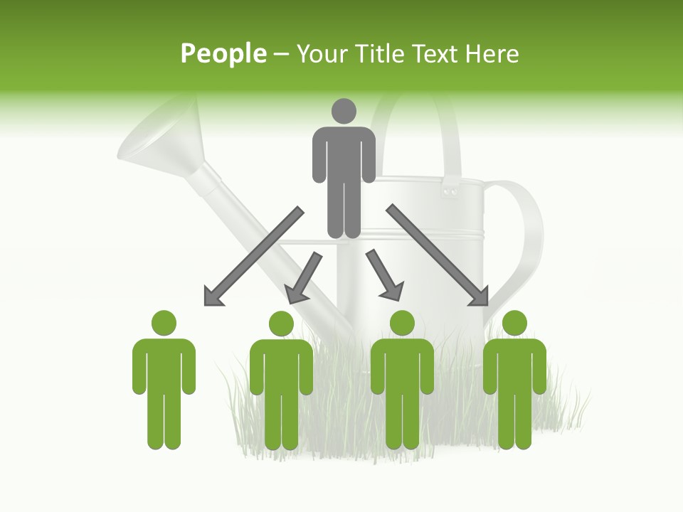 Human Background Freshness PowerPoint Template