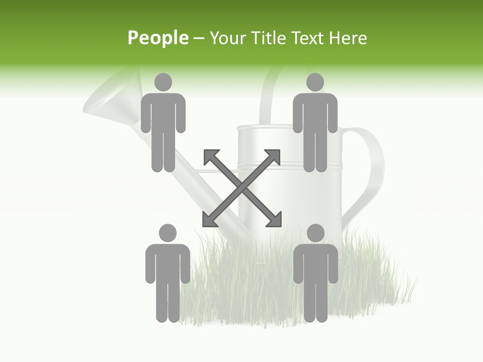 Human Background Freshness PowerPoint Template