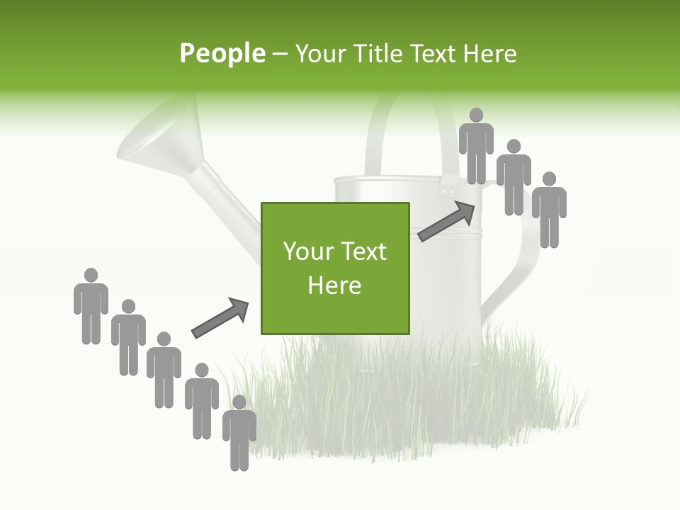 Human Background Freshness PowerPoint Template