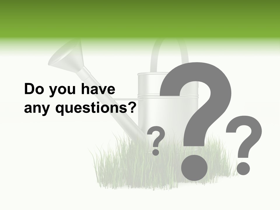 Human Background Freshness PowerPoint Template