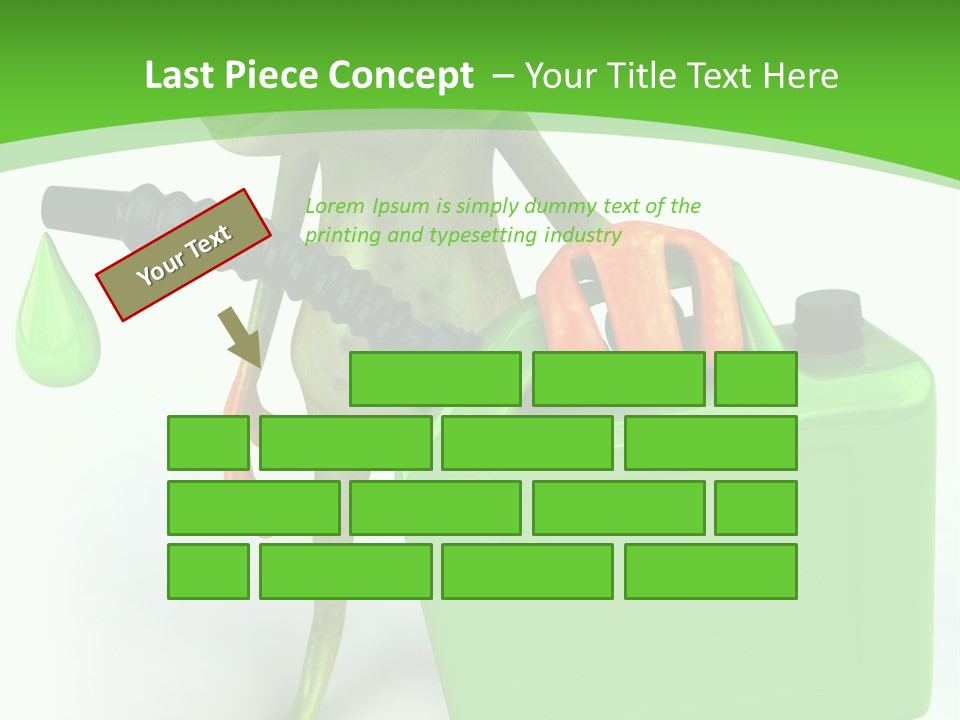 Tropics Sticky Slimy PowerPoint Template