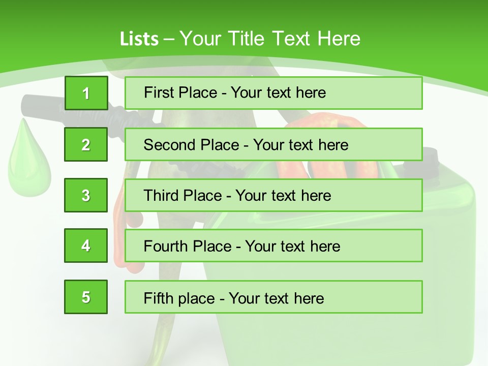 Tropics Sticky Slimy PowerPoint Template