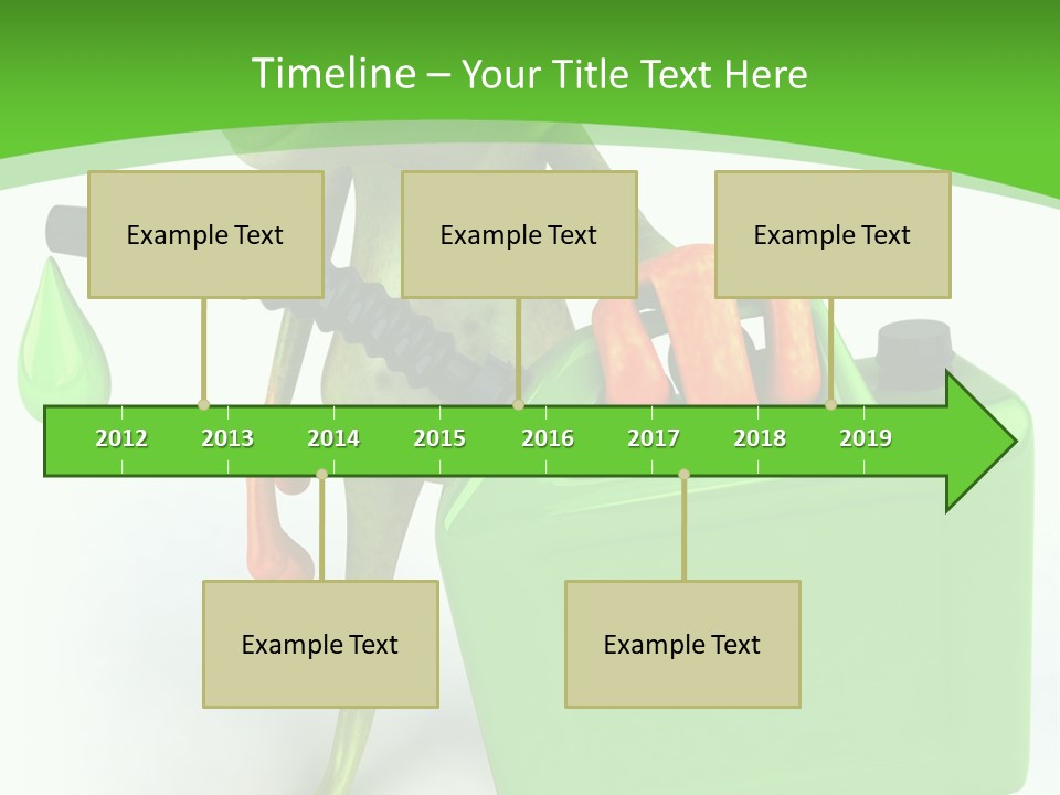 Tropics Sticky Slimy PowerPoint Template