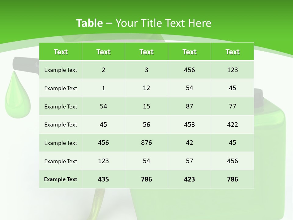 Tropics Sticky Slimy PowerPoint Template