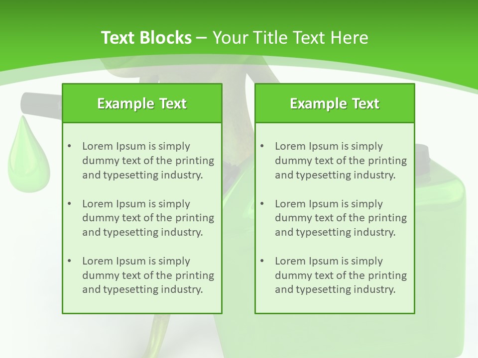Tropics Sticky Slimy PowerPoint Template