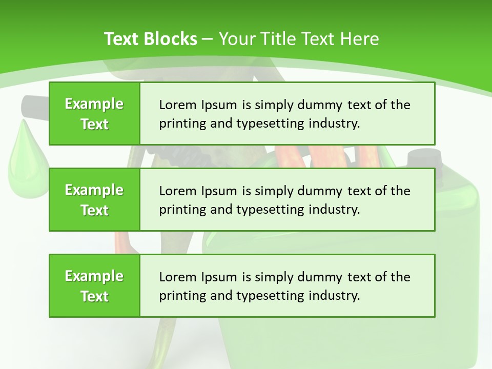 Tropics Sticky Slimy PowerPoint Template
