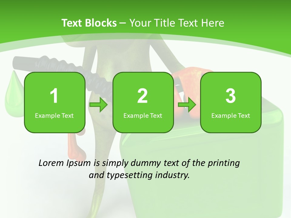 Tropics Sticky Slimy PowerPoint Template