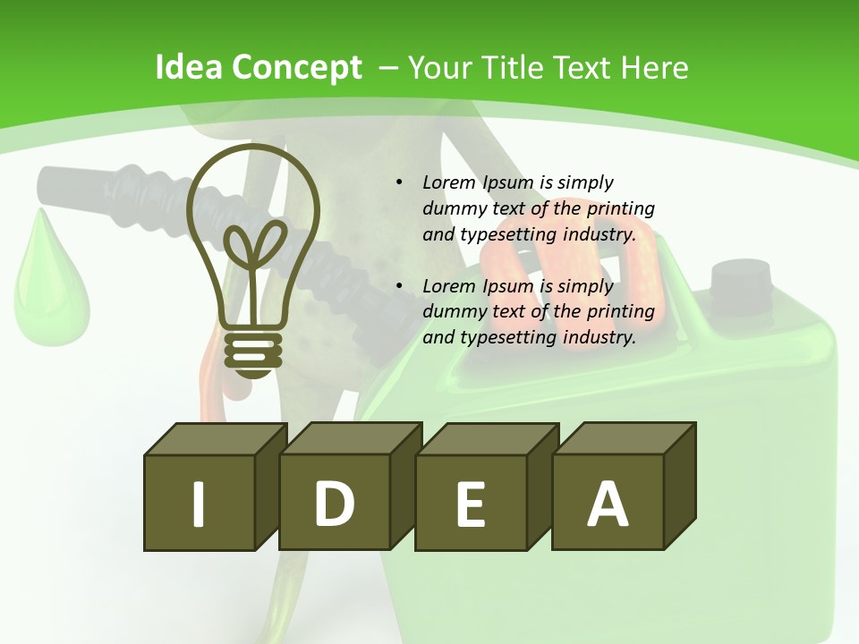 Tropics Sticky Slimy PowerPoint Template