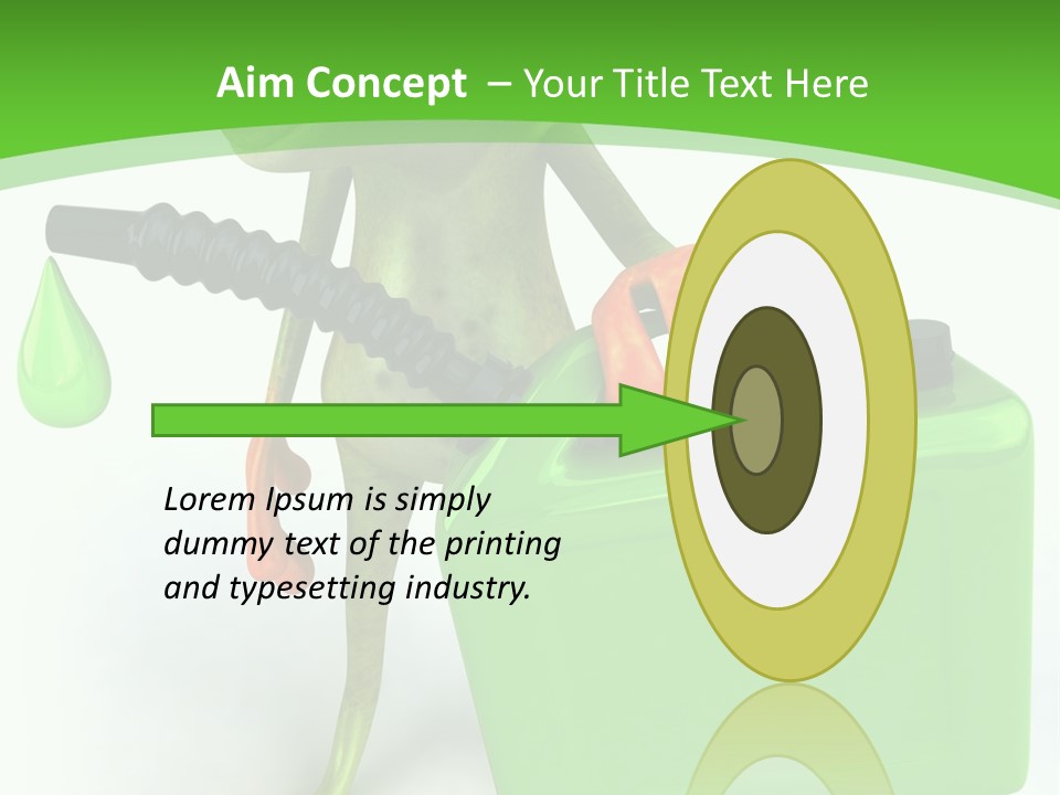 Tropics Sticky Slimy PowerPoint Template