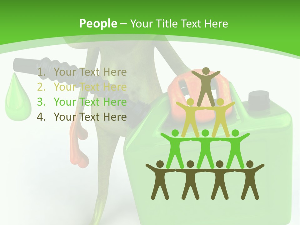 Tropics Sticky Slimy PowerPoint Template