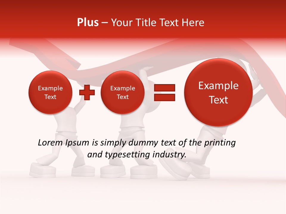 Higher Illustration Together PowerPoint Template
