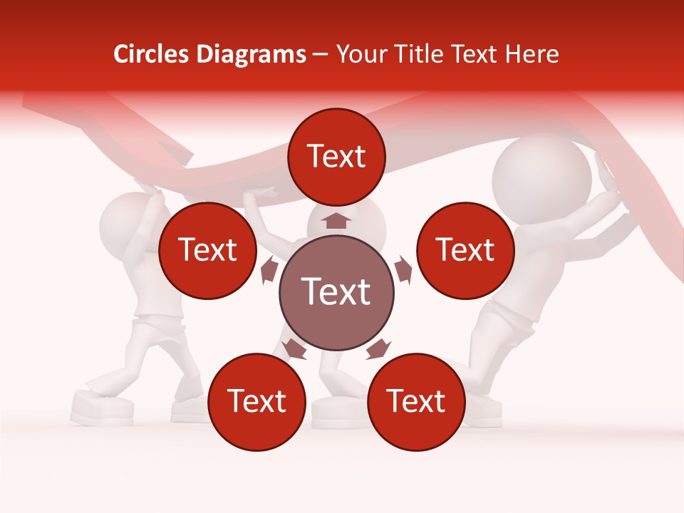 Higher Illustration Together PowerPoint Template