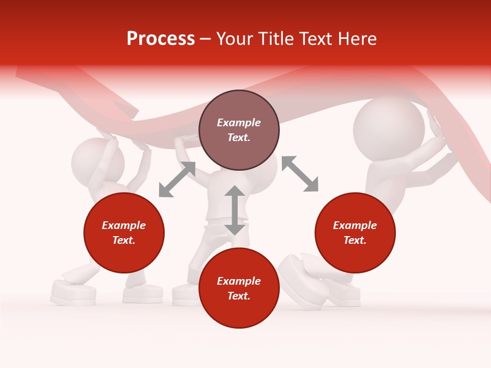 Higher Illustration Together PowerPoint Template