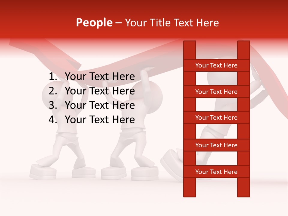 Higher Illustration Together PowerPoint Template