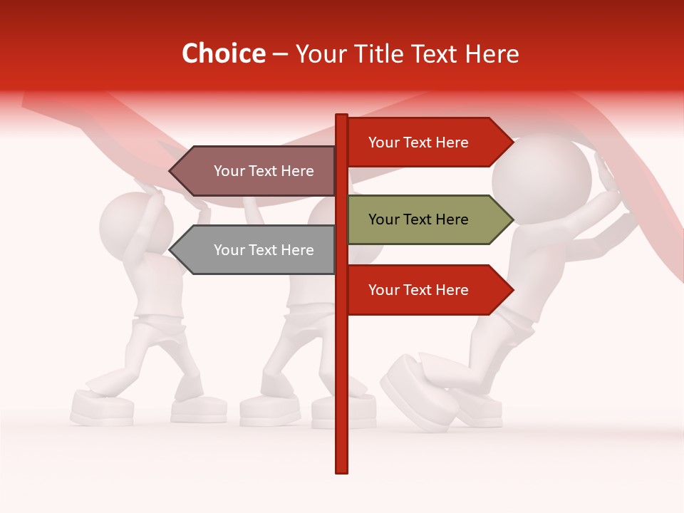 Higher Illustration Together PowerPoint Template