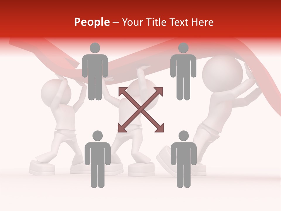 Higher Illustration Together PowerPoint Template