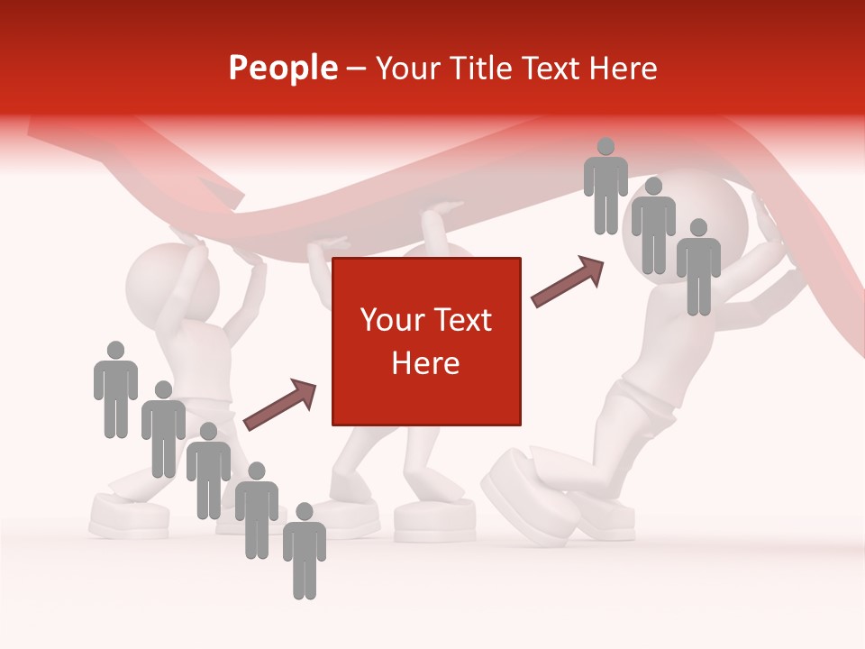 Higher Illustration Together PowerPoint Template