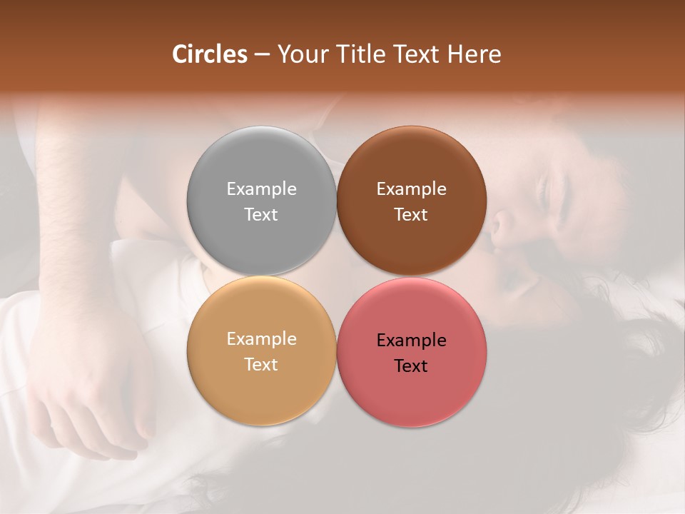 Photo Body Sleeping PowerPoint Template