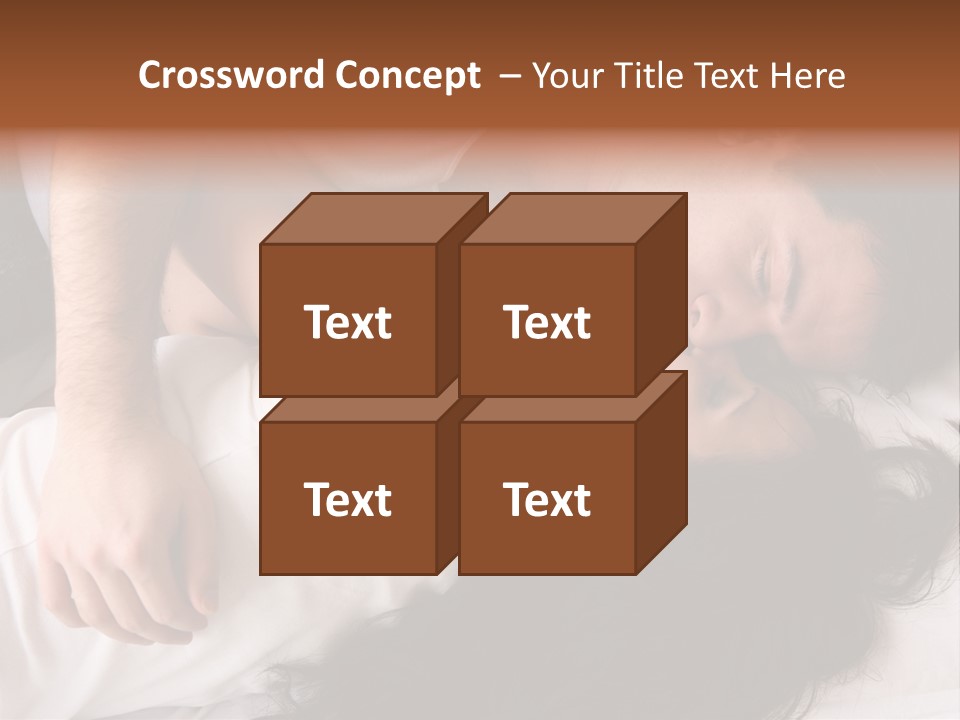 Photo Body Sleeping PowerPoint Template