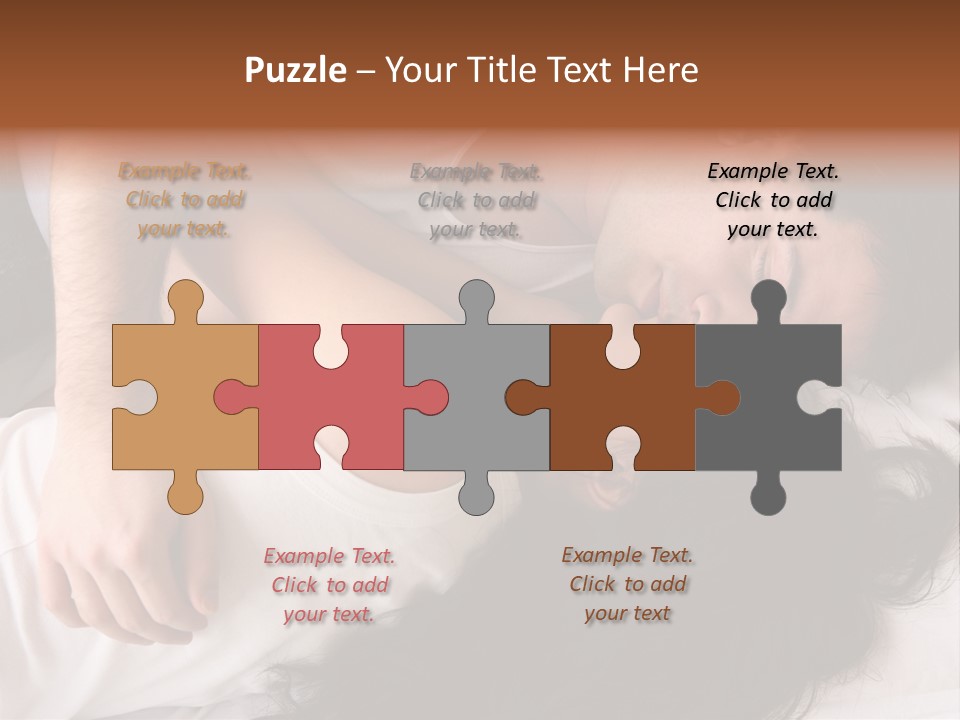 Photo Body Sleeping PowerPoint Template