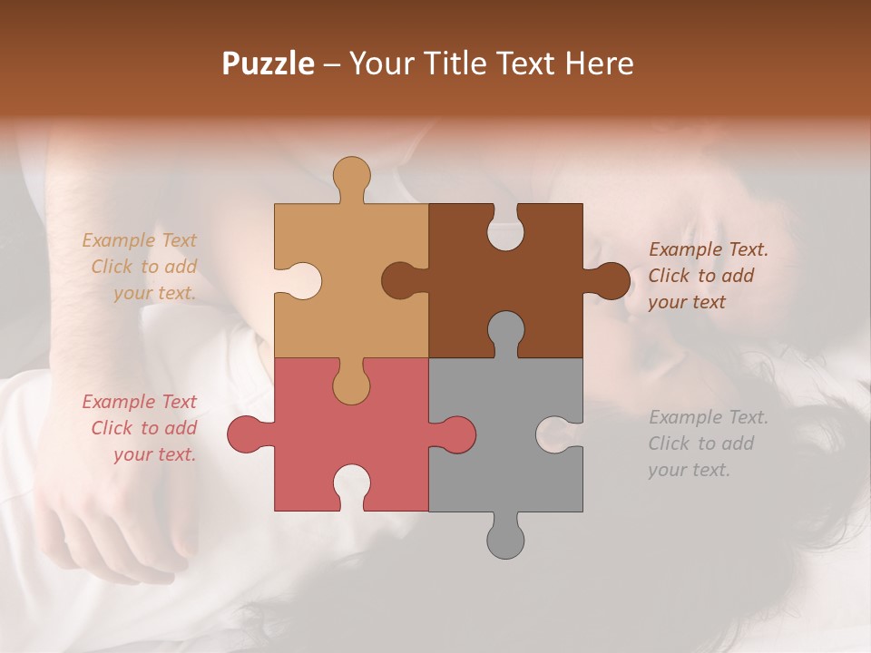 Photo Body Sleeping PowerPoint Template