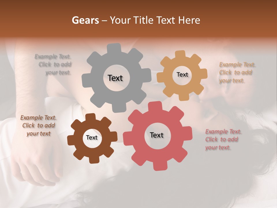 Photo Body Sleeping PowerPoint Template