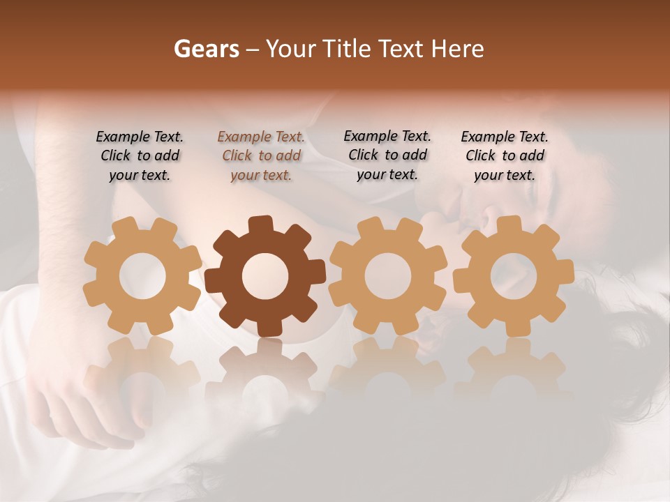 Photo Body Sleeping PowerPoint Template