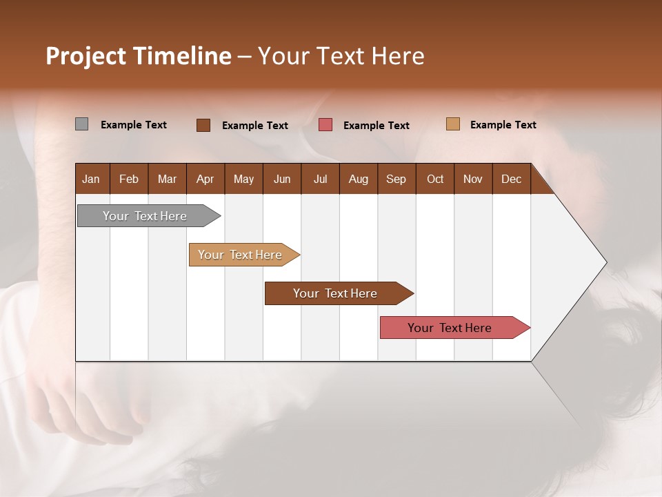 Photo Body Sleeping PowerPoint Template