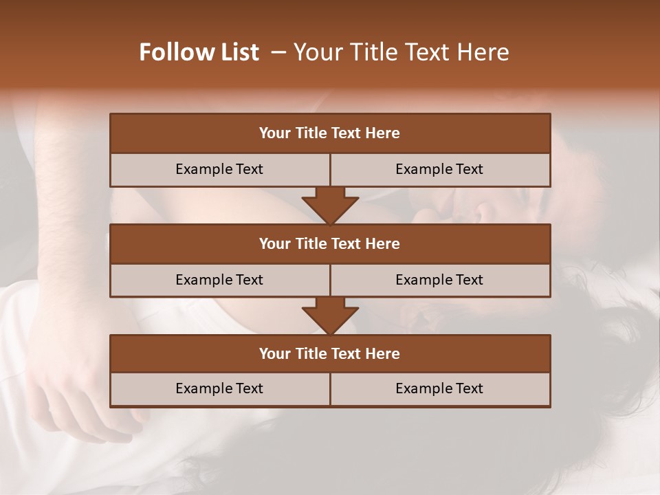 Photo Body Sleeping PowerPoint Template