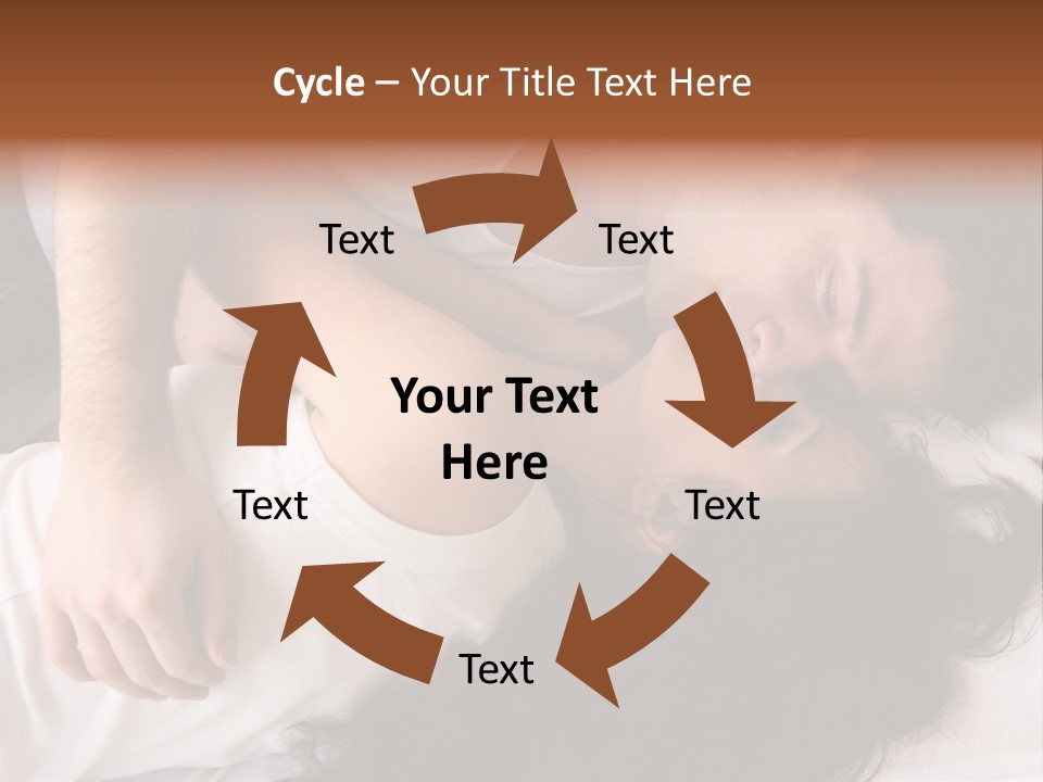 Photo Body Sleeping PowerPoint Template